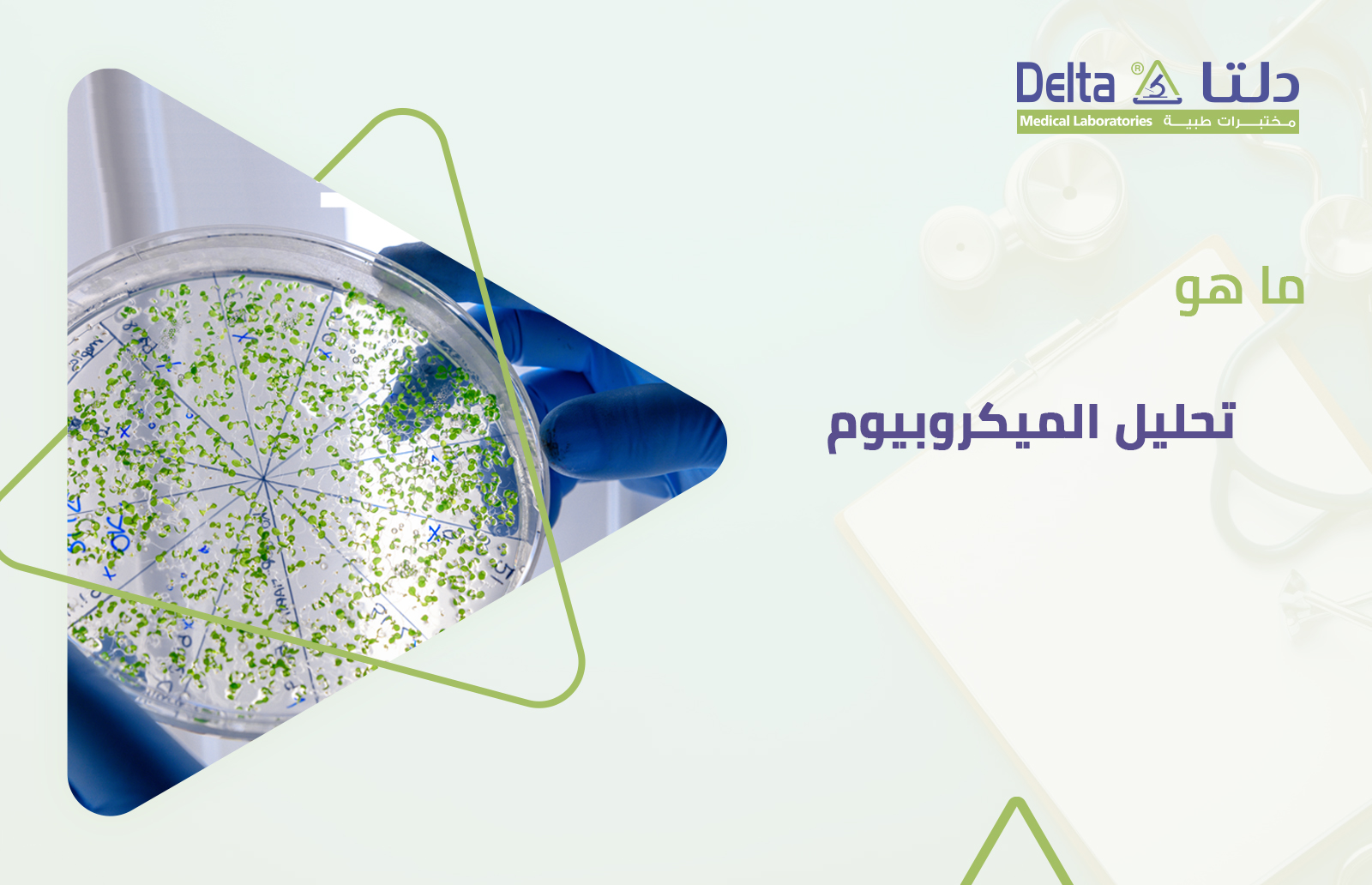 ما هو تحليل الميكروبيوم وما هي أهميته في كشف الأمراض وما هي طريقة إجراؤه ومدى توفره في مختبرات دلتا الطبية