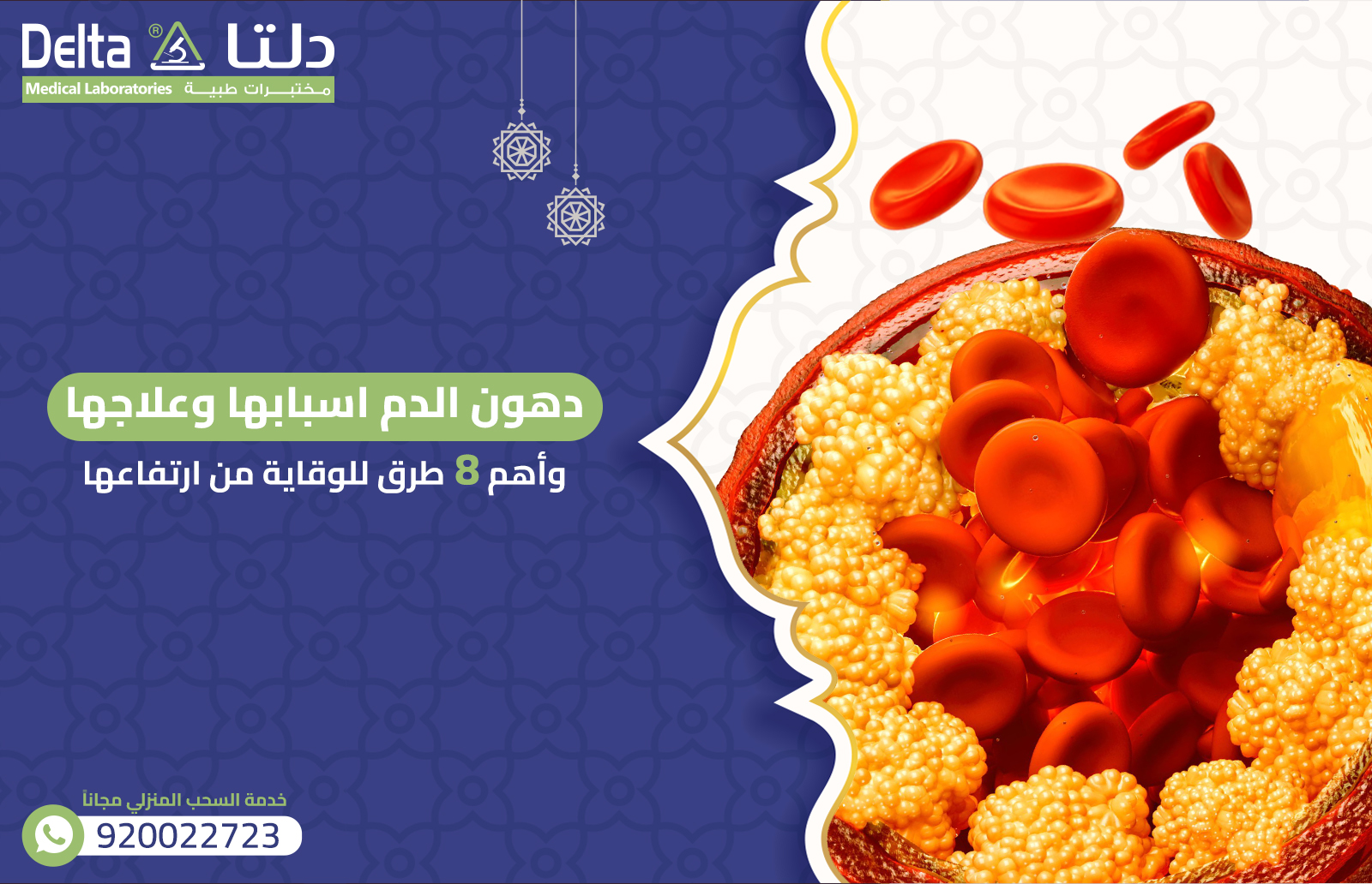 دهون الدم اسبابها وعلاجها