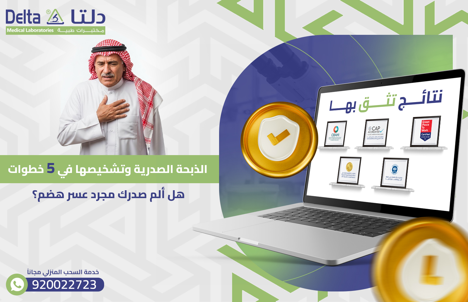 لذبحة الصدرية وتشخيصها